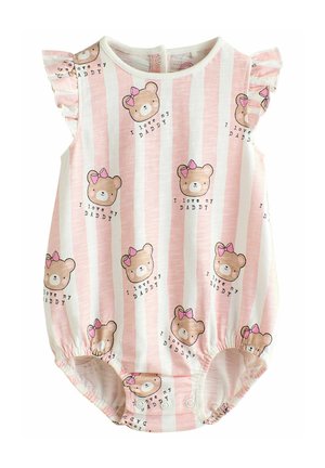 Next, REGULAR FIT - BLOOMER - Body - pink white stripe i love my daddy