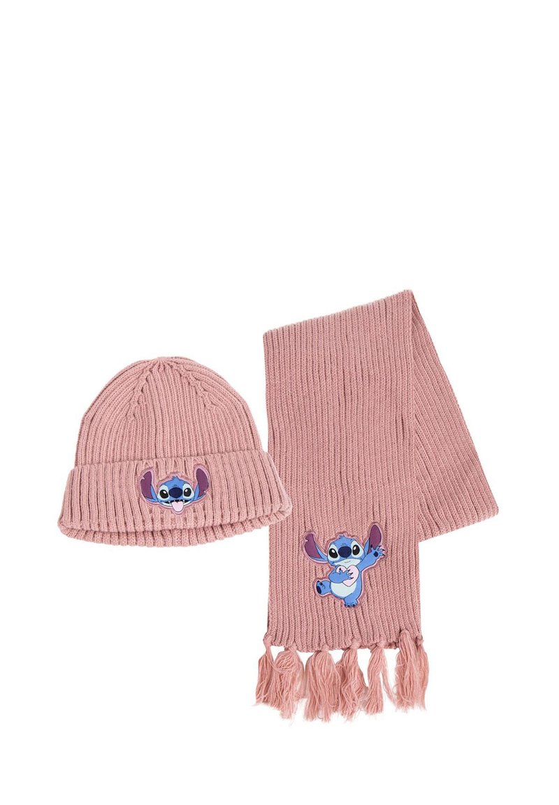 Disney 2 SET PIECES STITCH - Sciarpa - pink