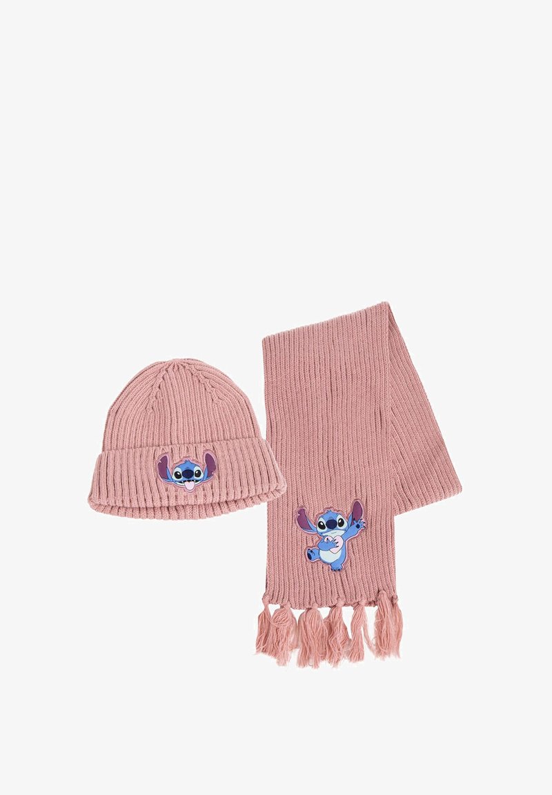Disney 2 SET PIECES STITCH - Sciarpa - pink