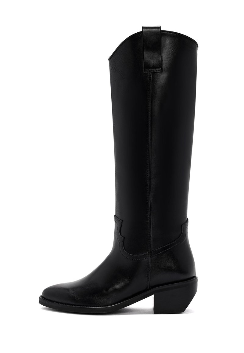 Derimod Stivali texani / biker - black