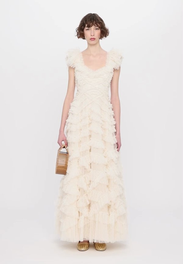 LOLA BACKLESS GOWN - Occasion wear - cream2