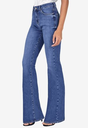 Lipsy MID RISE PETITE - Šiek tiek platėjantys apačioje džinsai - authenctic blue