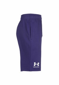 Under Armour RIVAL TERRY   - Pantalón corto de deporte - sonar blue onyx white