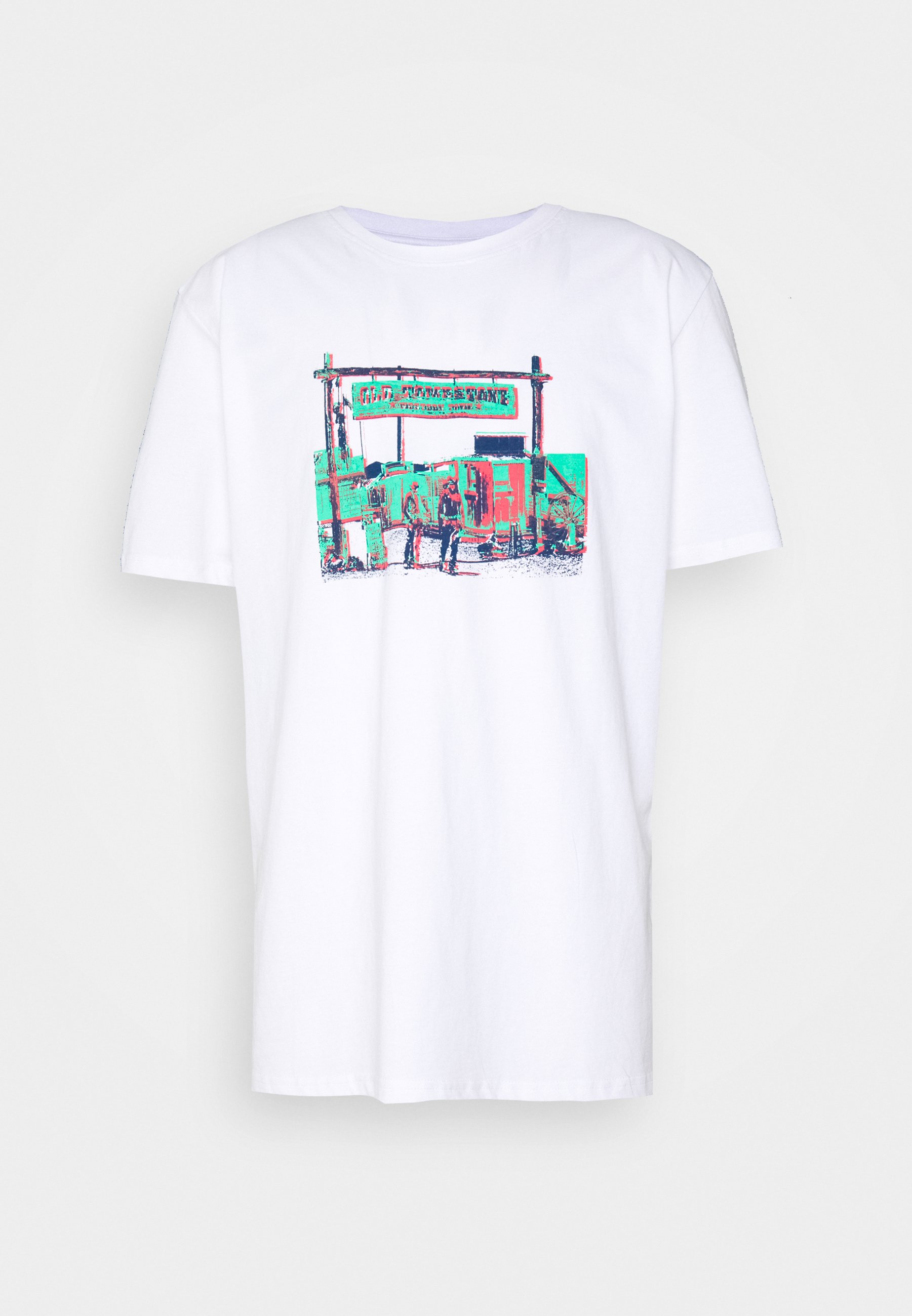 Urban Threads GRAPHIC PRINTED OVERSIZED - T-shirt print - white/wit -  Zalando.nl