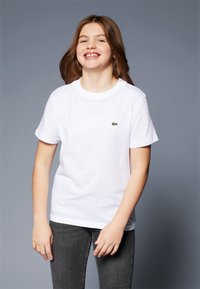 Lacoste - TEE ESSENTIALS UNISEX - T-Shirt basic - white Thumbnail-Bild 1