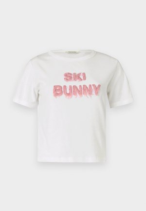 KITTY FLUFFY TEE - T-shirt estampada - white