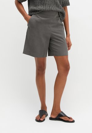 Marc O'Polo SHORTS, PULL ON, ELASTIC WAISTMAND, FRENCH POCKETS - Shorts - oxide grey