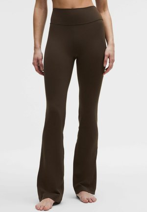 GROOVE NULU™ HIGH-RISE FLARED REGULAR - Leggings - walnut crunch