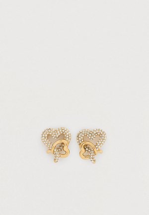 PAVE HEARTS - Boucles d'oreilles - yellow gold-coloured
