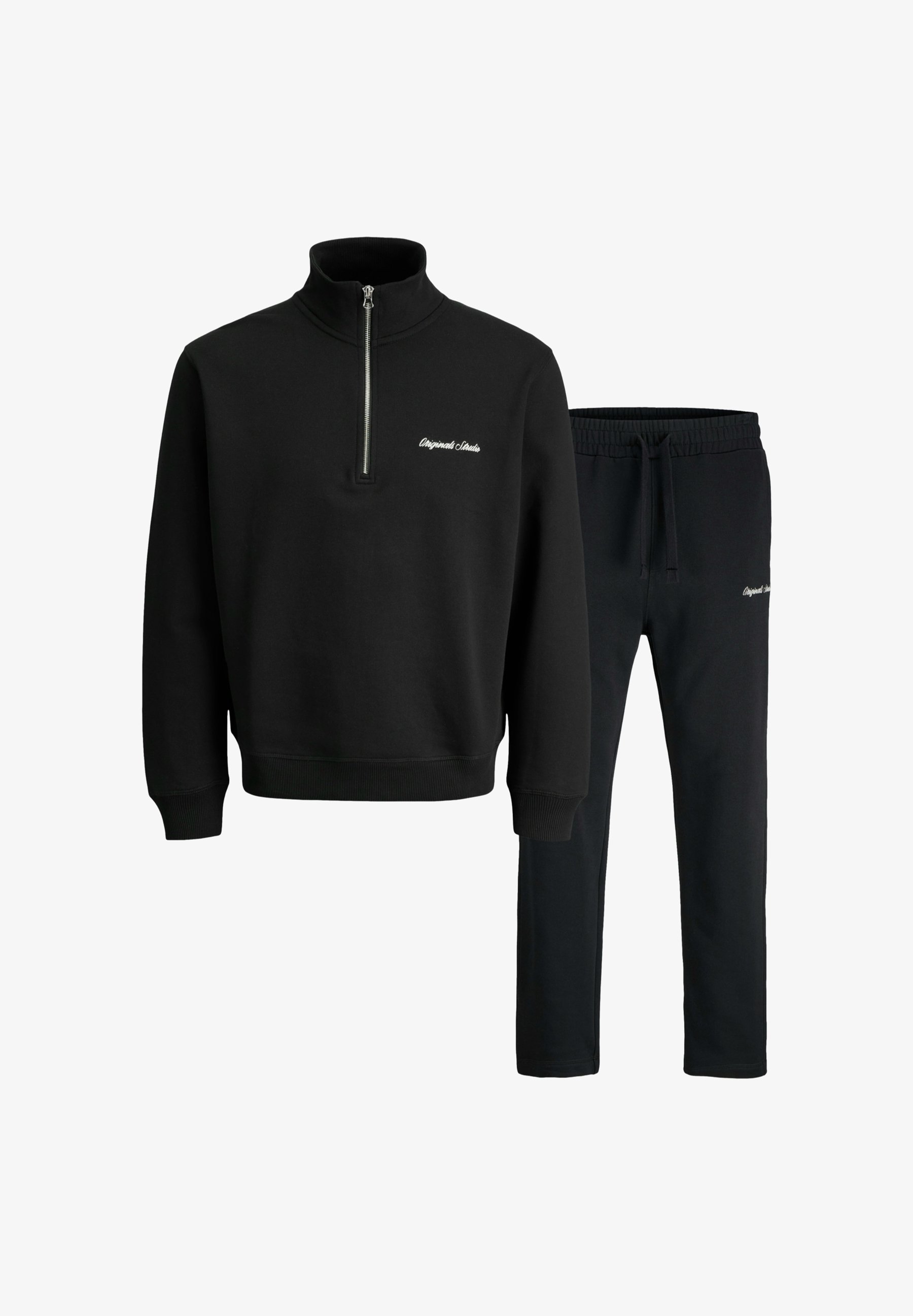 Jack Jones NORRE JOGGING SET Trainingsanzug schwarz Zalando