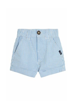 REGULAR FIT - SEERSUCKER STRIPE - Kratke hlače - blue