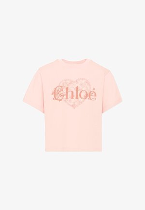 CHLOÉ, T-SHIRT - T-shirt con stampa - pink