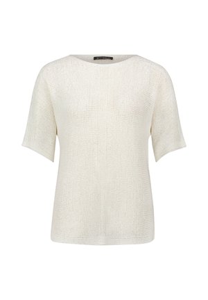 Betty Barclay, BETTY BARCLAY KURZARM STRICKPULLOVER - T-shirt basic - rohweiß