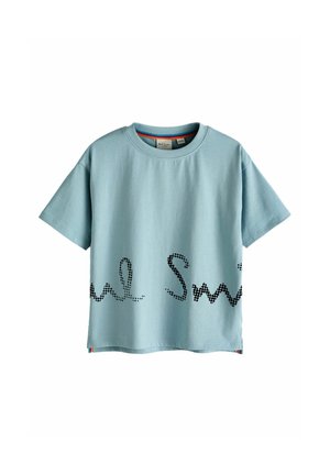 OVERSIZED SHORT SLEEVE ICONIC - T-shirt med print - mid blue
