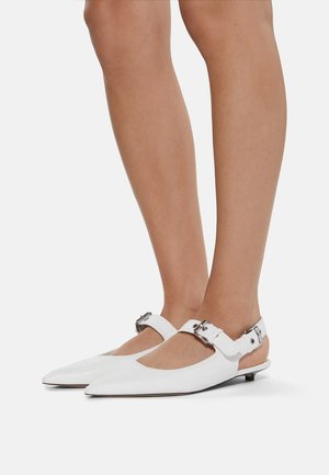 KELLYA - Slingback ballet pumps - white