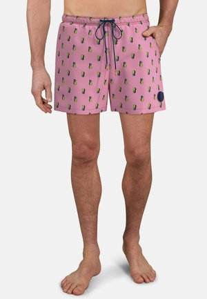 Swimming shorts - rot mittel allover
