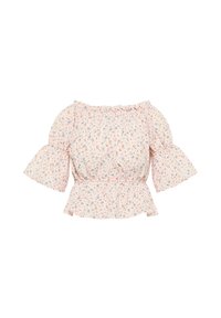 myMo WITH VICHY PATTERN - Blůza - rosa