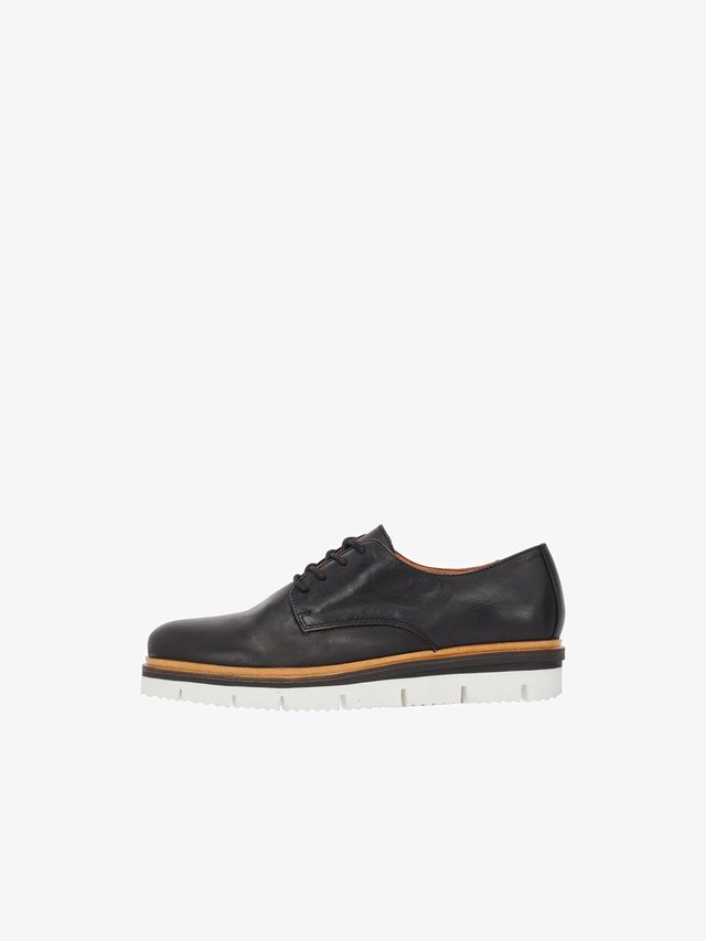 DERBY - Casual snøresko - black