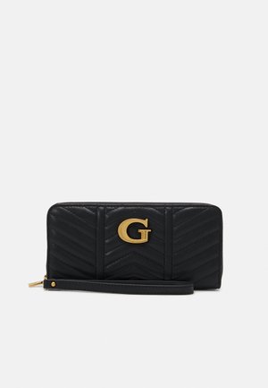 Guess LARGE ZIP AROUND - Geldbörse - black