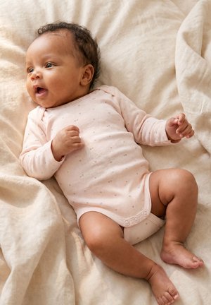 Vertbaudet, VERTBAUDET PACK OF 3 LONG-SLEEVED BODYSUITS FOR BABY - Body - rose pâle