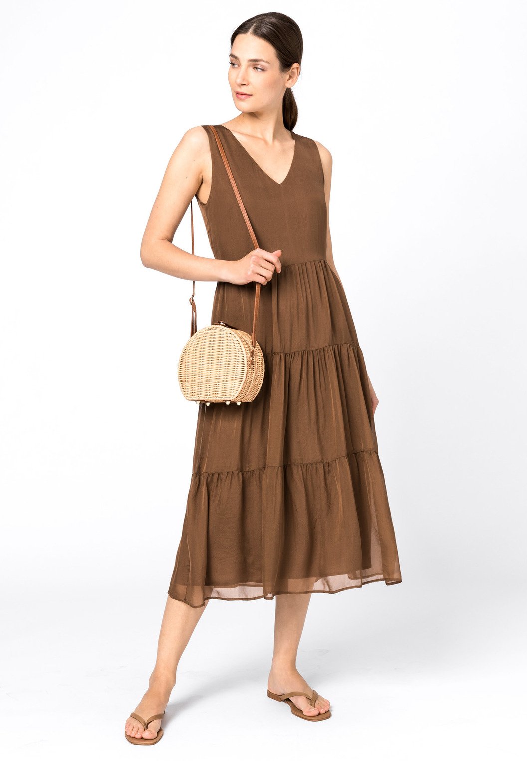 Hallhuber Freizeitkleid Noisette Braun Zalando De