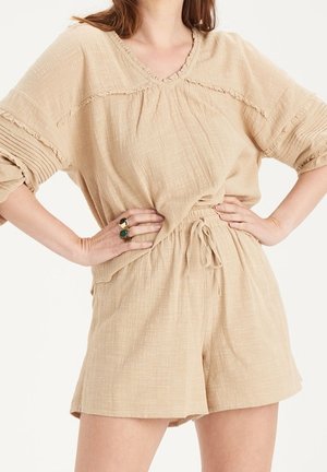 Bluse - beige