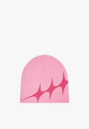 Bershka, STAR PRINT KNIT - BEANIE. - Huer - light pink