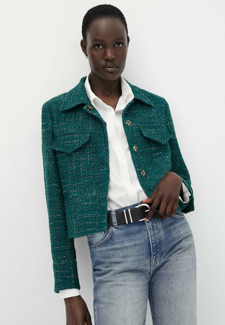 massimo dutti tweed jacket