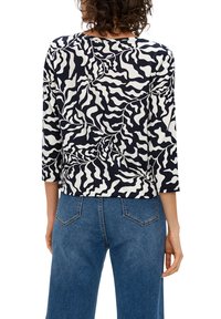 s.Oliver WEICHES MIT 3/4-ARM - Longsleeve - navy