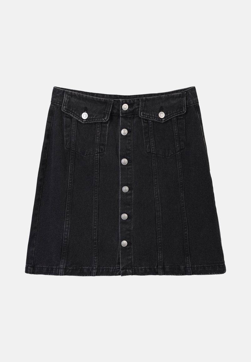 Even&Odd Minirok zwart denim/blackdenim