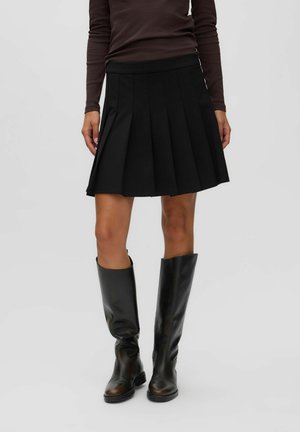 Vero Moda, SKIRT VMRAINBOW HIGH WAIST SHORT SKIRT - Jupe plissée - black