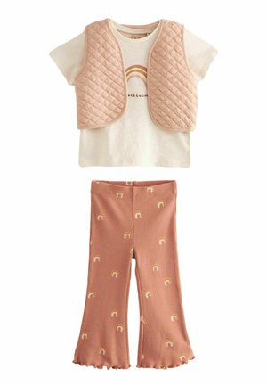SHORT SLEEVE WITH GILET AND SET  REGULAR - Väst - pink rainbow