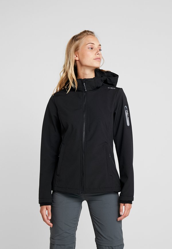 ZIP HOOD - Soft shell jacket - nero