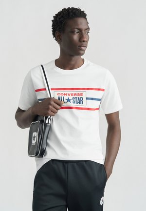 NEW ALL STAR HERITAGE TEE - T-shirt imprimé - white