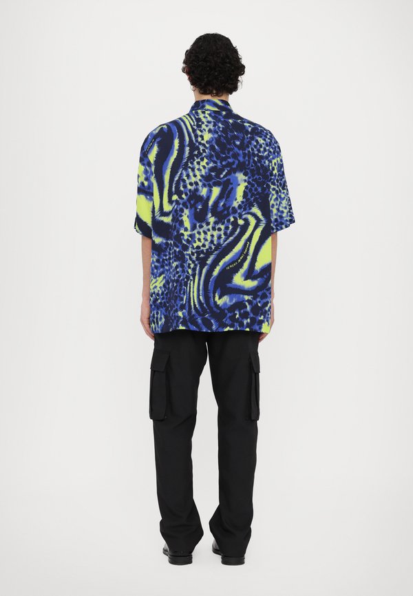 PRINT ANIMALIER - Shirt - blu3