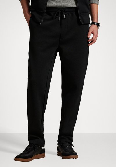 Polo Ralph Lauren DOUBLE-KNIT TRACK PANT - Donji dijelovi trenirke - black