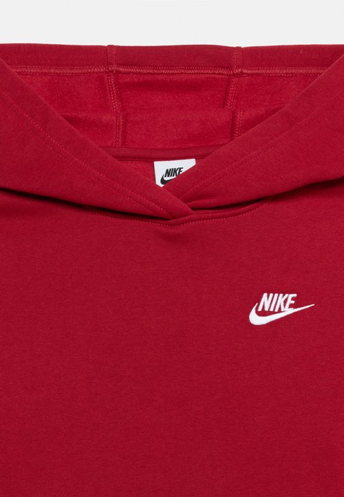 Nike CLUB UNISEX - Sudadera con capucha - tough red/white — foto 3