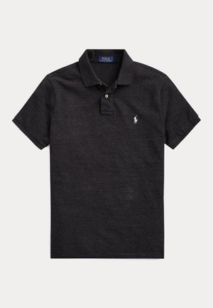 Polo Ralph Lauren, SLIM FIT MESH POLO SHIRT - Polo - black marl heather