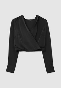 Calliope CON CAPPUCCIO  - Bluse - nero