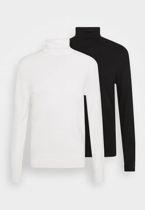 2 PACK - Strickpullover - black/white