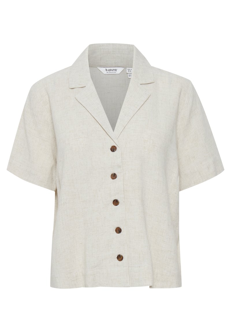 Damen Kleider | b.young BYJOHANNA Hemdbluse light sand mix/beige-meliert - QQ49136 Damen Kleider | b.young BYJOHANNA Hemdbluse light sand mix/beige-meliert - QQ49136
