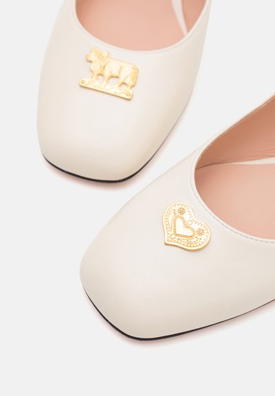 Bally BANYA SWISS - Ankle strap ballet pumps - bone