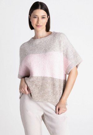 TUZZI, DAMEN - T-shirt print - pale rose light cashmere