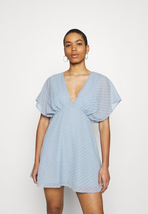VAAL SHORT DRESS - Korte jurk - dusty blue