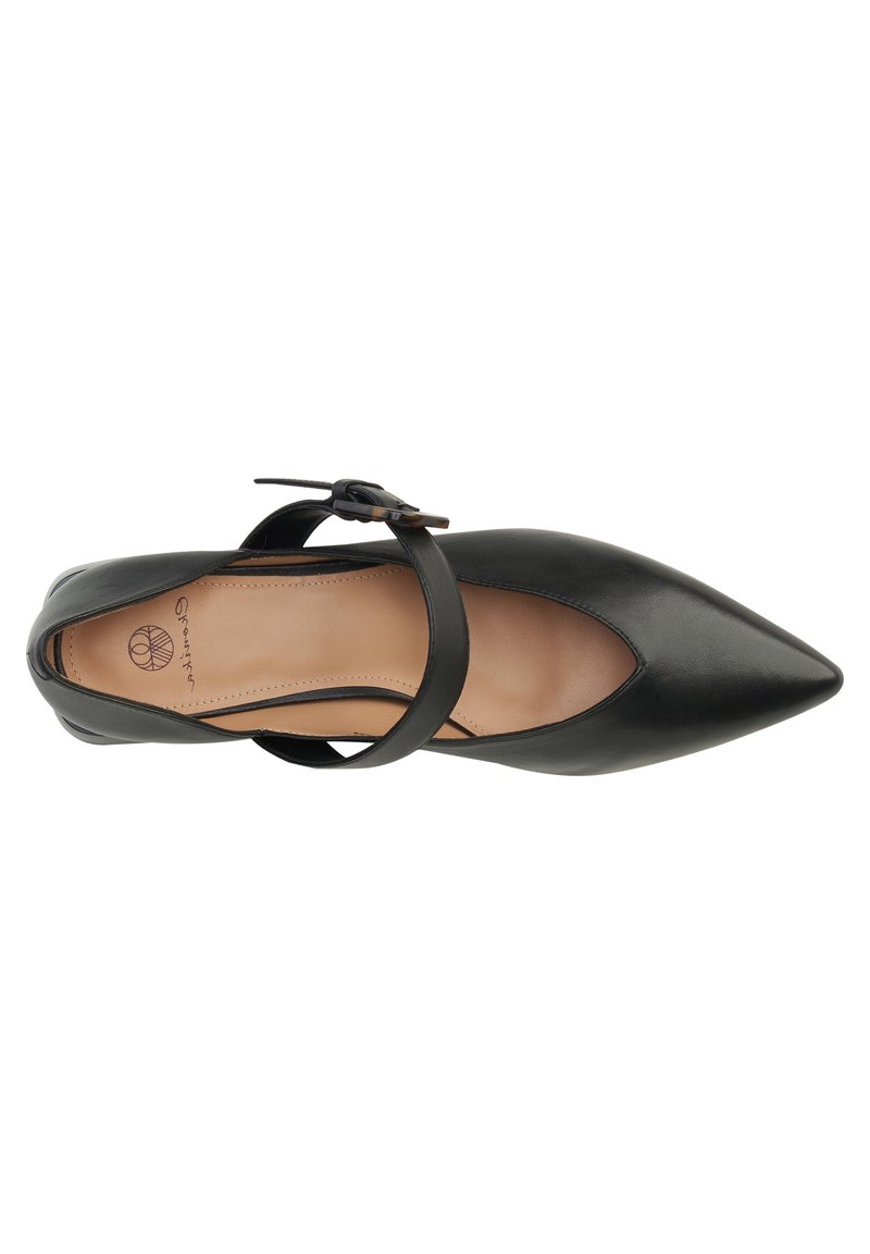 Damen Klassische Ballerinas | Ekonika Klassischer Ballerina black/schwarz - AG10774 Damen Klassische Ballerinas | Ekonika Klassischer Ballerina black/schwarz - AG10774