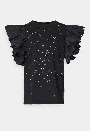 ANGELA - Print T-shirt - black