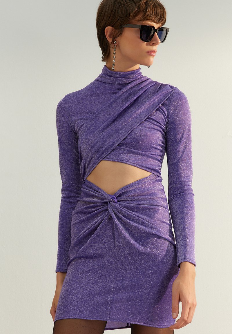 Trendyol Cocktailjurk paars Trendyol Cocktailjurk paars