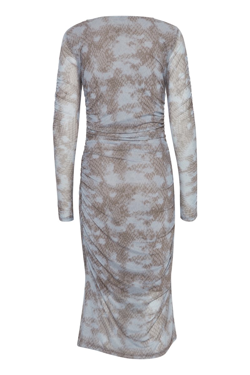 sachin and babi light blue dress Floral ruched sheer lace midi skirt in pink - Valentino