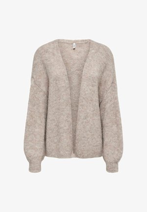 ONLY, ONLNELLIE LS OPEN CARDIGAN KNT - Gilet - mocha meringue