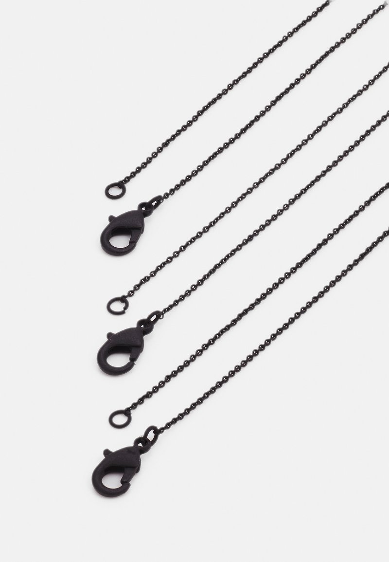 Herren Taschen & Koffer | Burton Menswear London FINE CHAIN 3 PACK Armband all black/schwarz - HZ13164 Herren Taschen & Koffer | Burton Menswear London FINE CHAIN 3 PACK Armband all black/schwarz - HZ13164